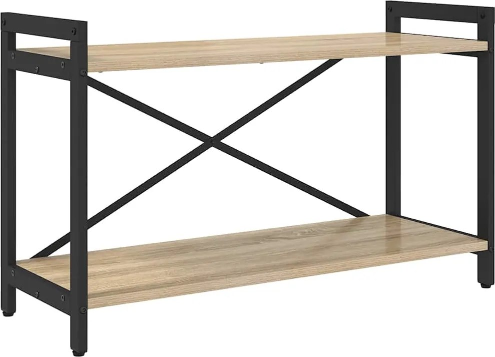 vidaXL Könyvespolc Sonoma tölgy 40 x 30 x 85 cm Faanyag