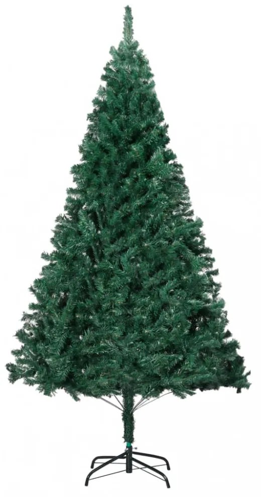 zöld PVC műkarácsonyfa vastag ágakkal 180 cm