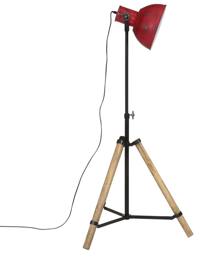 kopott piros fali lámpa 25 W 75x75x90-150 cm E27