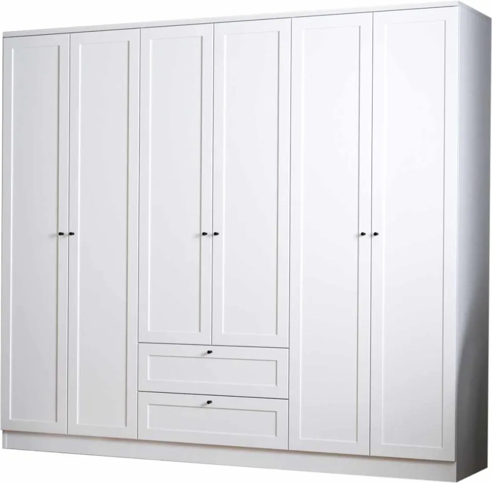 Terra gardróbszekrény, fehér, 205 cm – TR260ETH1312