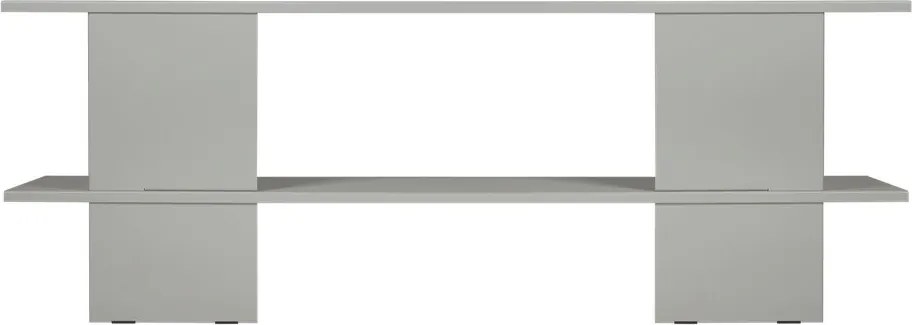 Világosszürke fém polcos állvány 160x57x37 cm Hes – noo.ma