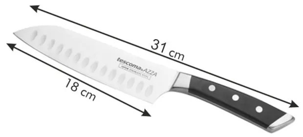 Japán kés Azza Santoku - Tescoma