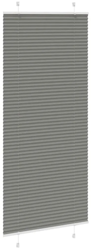 pliszírozott redőny antracit 100x200 cm szövetszélesség 99,4 cm