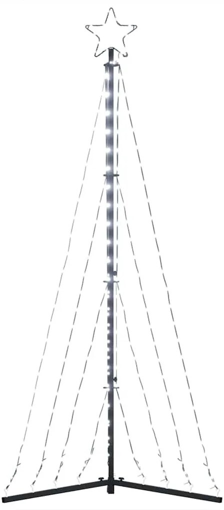 hideg fehér LED karácsonyfa 339 LED 182 cm