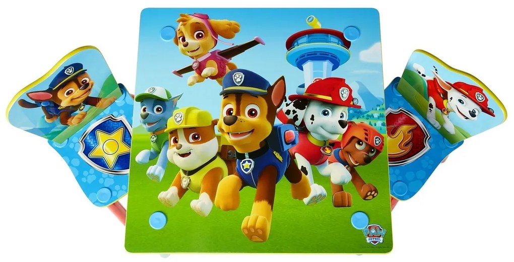 Childrens asztal  székek mancs patrol Gyerekasztal székekkel Paw