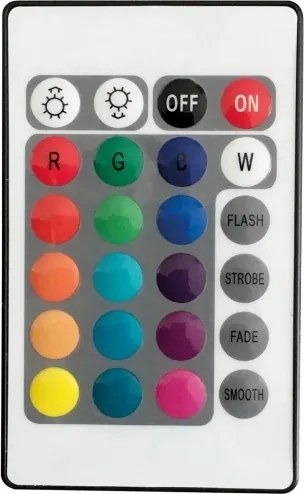 LED RGBW Napelemes lámpa BALL LED/3,7V 1500 mAh átm. 50 cm IP65 + távirányítás