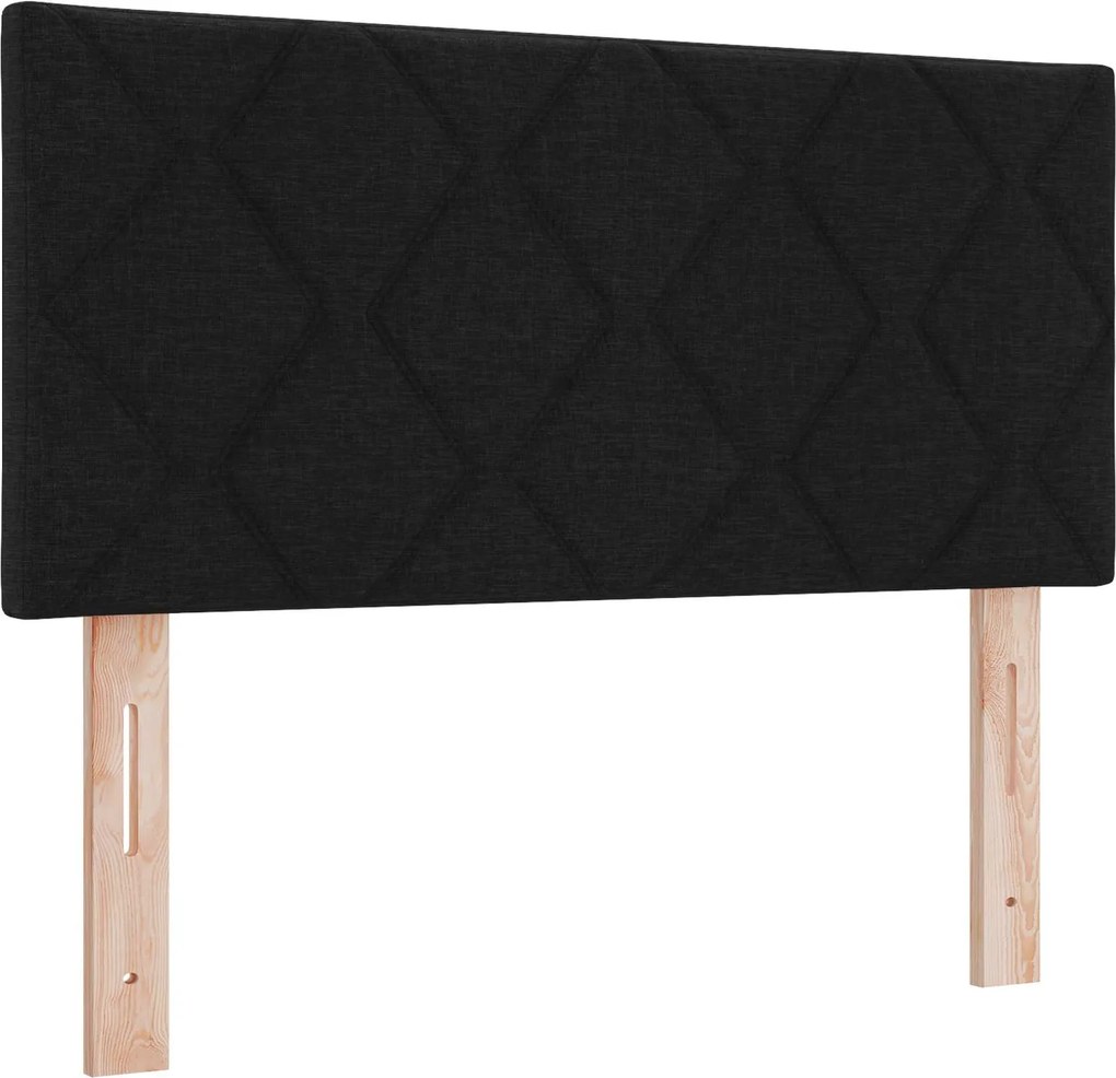 vidaXL Fejtámla Fekete 90 cm szövet