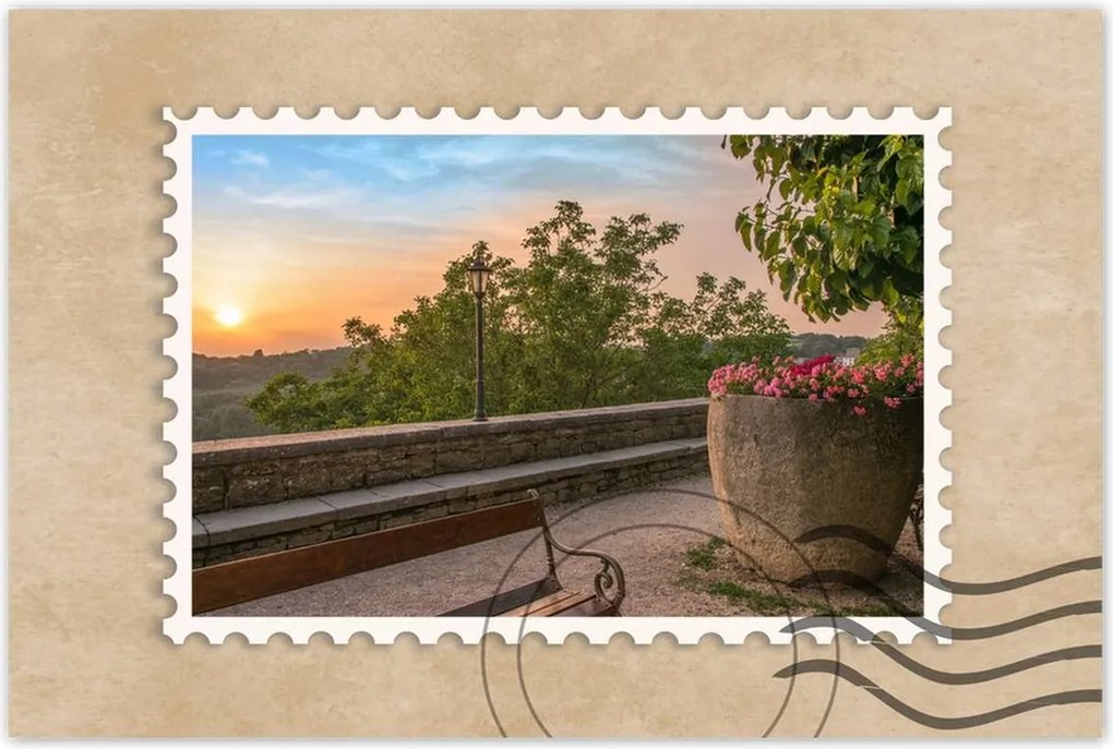 Poszterek 120x80 Naplemente Virágok