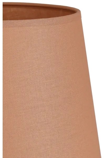 Duolla - CLASSIC M asztali lámpa búra E27, 24 cm átmérő, barna