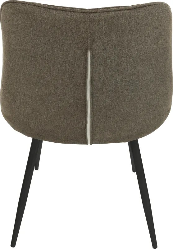 Szék, szürkésbarna taupe/fekete, SARIN