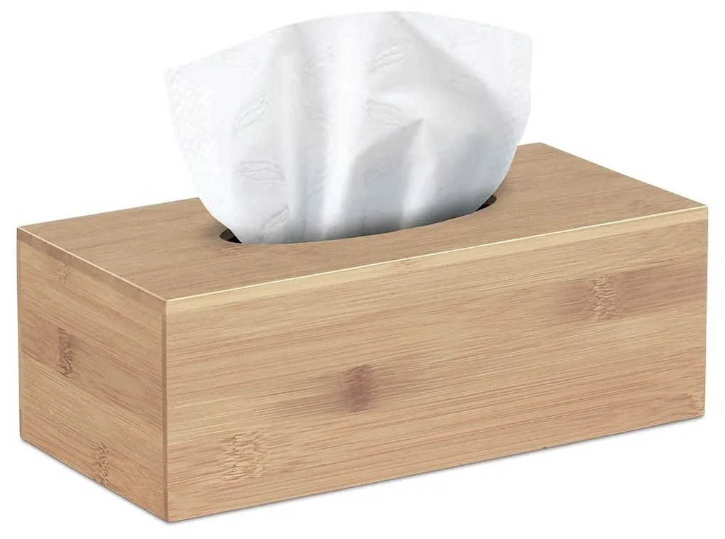 Zsebkendős doboz 24 x 9 x 12 cm , bambusz