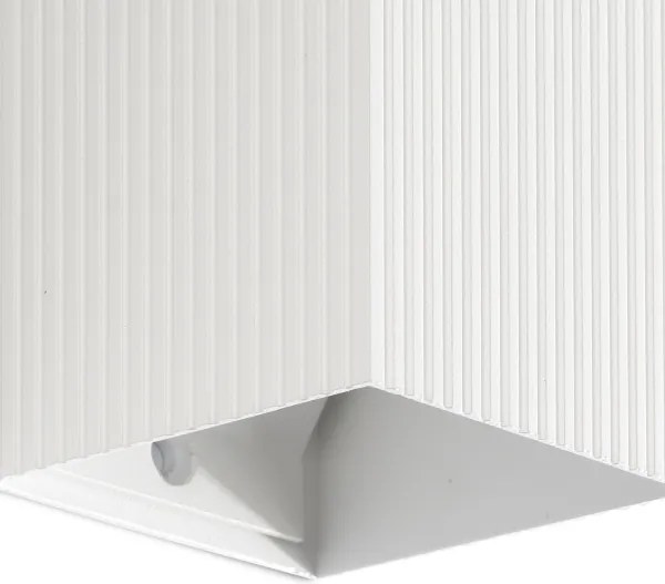 FARO 40534 - Fali lámpa SOLE 1xGU10/8W/230V fehér csipkézett szögletes