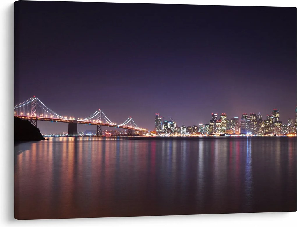 Kilátás San Francisco-ra, California (70x50 cm)