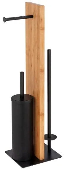 WENKO 25376100 - WC-szett LESINA 18x69 cm barna/fekete