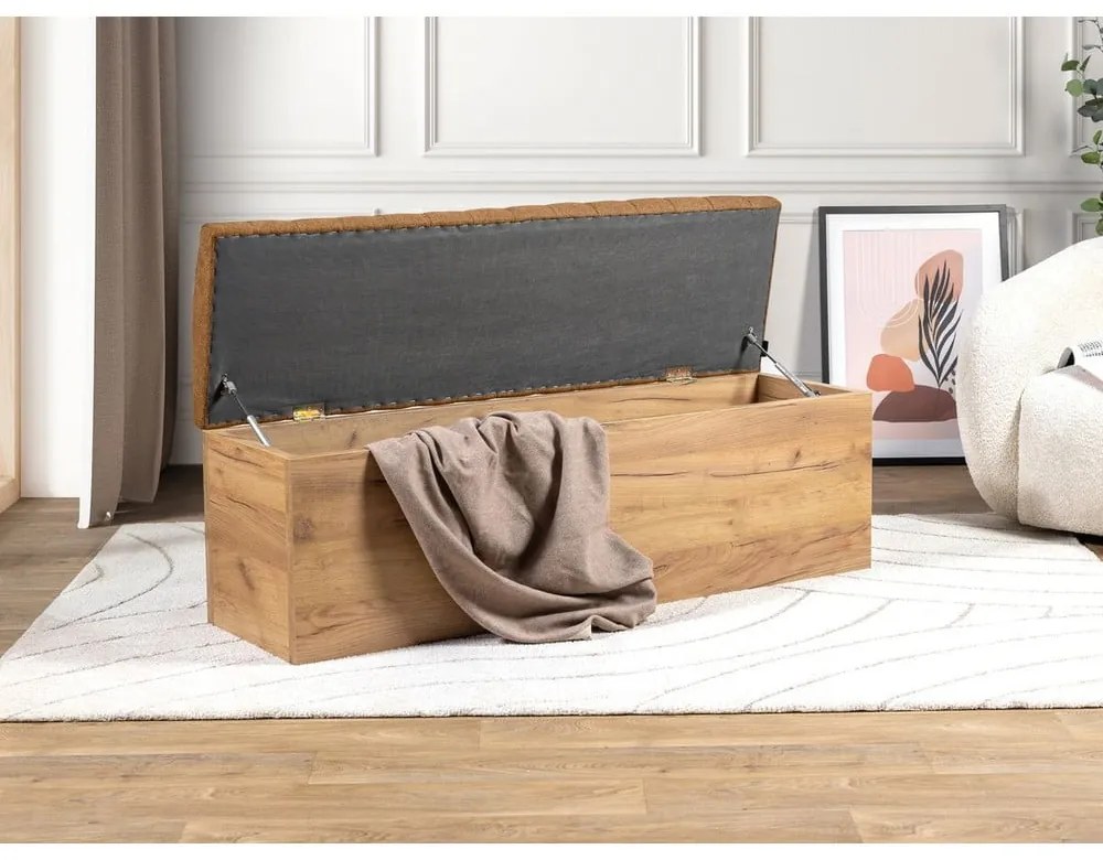 Narancssárga-natúr színű pad Oceane – Bobochic Paris