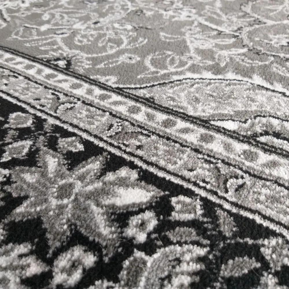Szürke szőnyeg mandala díszekkel Szélesség: 200 cm | Hossz: 300 cm
