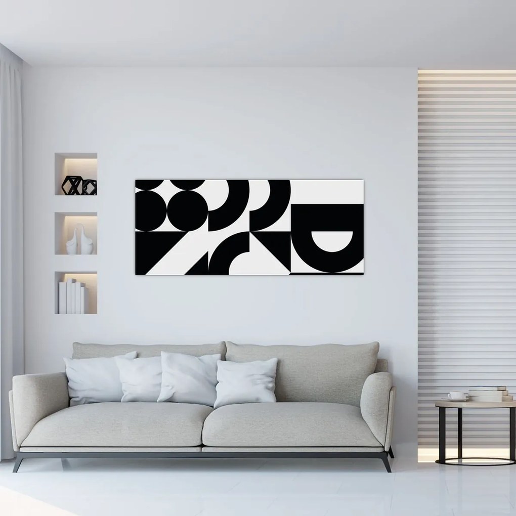 Kép - Geometriai absztrakció N⁰2 (120x50 cm)