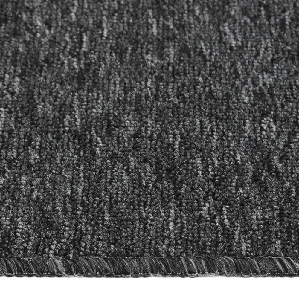 15 db antracit négyszögű csúszásmentes lépcsőszőnyeg 60 x 25 cm