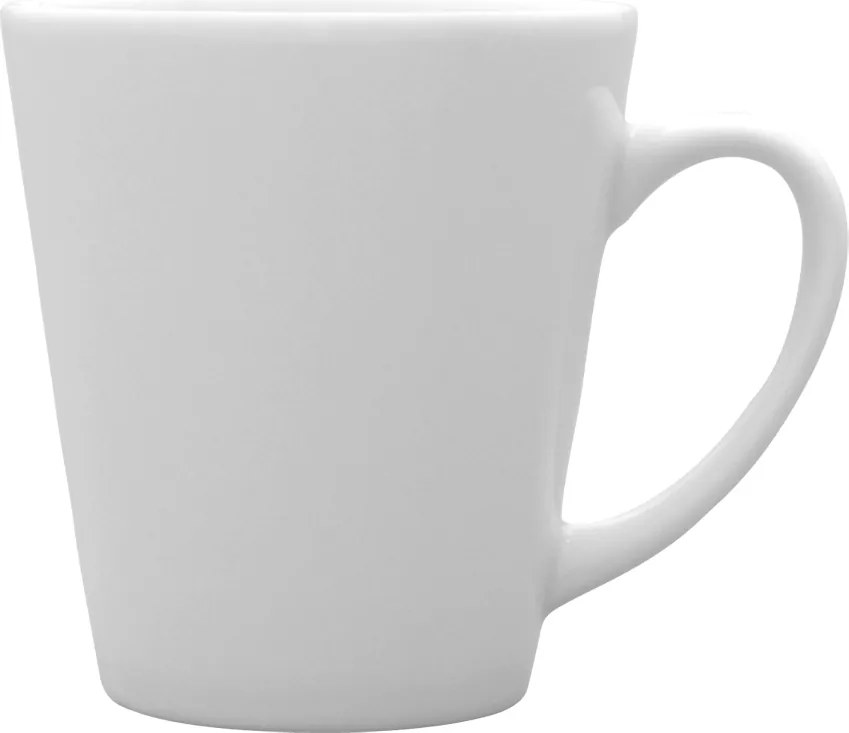 Lubiana Trapo Bögre Kávéhoz Teához Porcelán Fehér Kerámia 400 ml