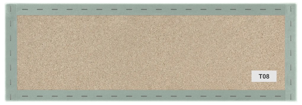 Kárpitozott panel - Téglalap - 80x20cm Szín: Bor
