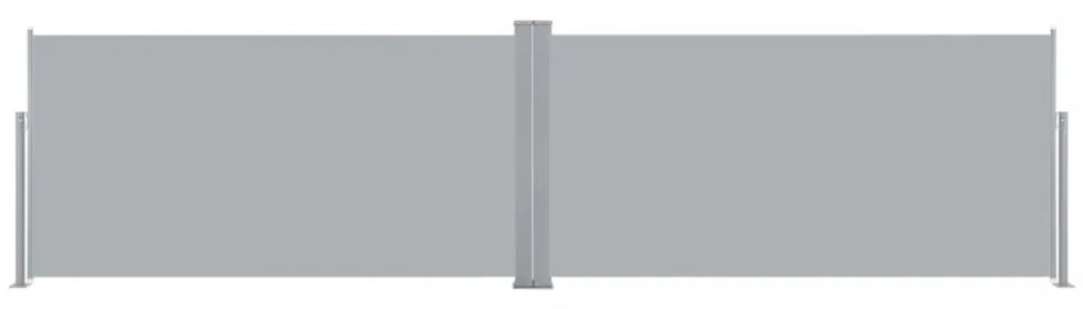 összecsukható oldalsó napellenző 160x600 cm szürke