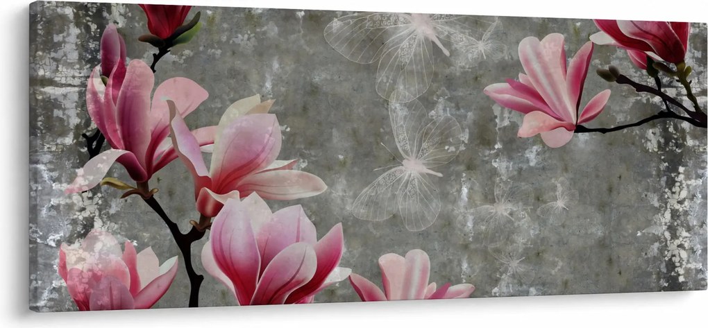 Kép virággal (120x50 cm)