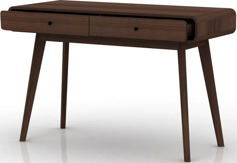 Íróasztal diófa dekorral 50x120 cm Cassie – Støraa