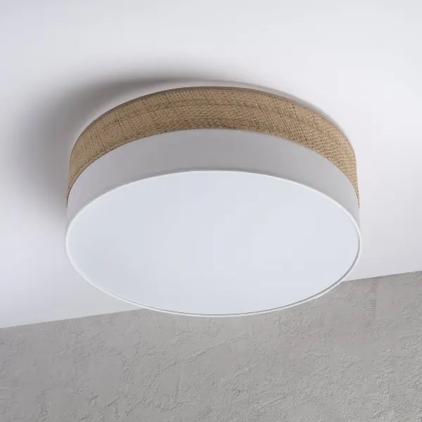 LED mennyezeti lámpa SIRJA BOHO LED/36W/230V Ø 45 cm bézs/fehér