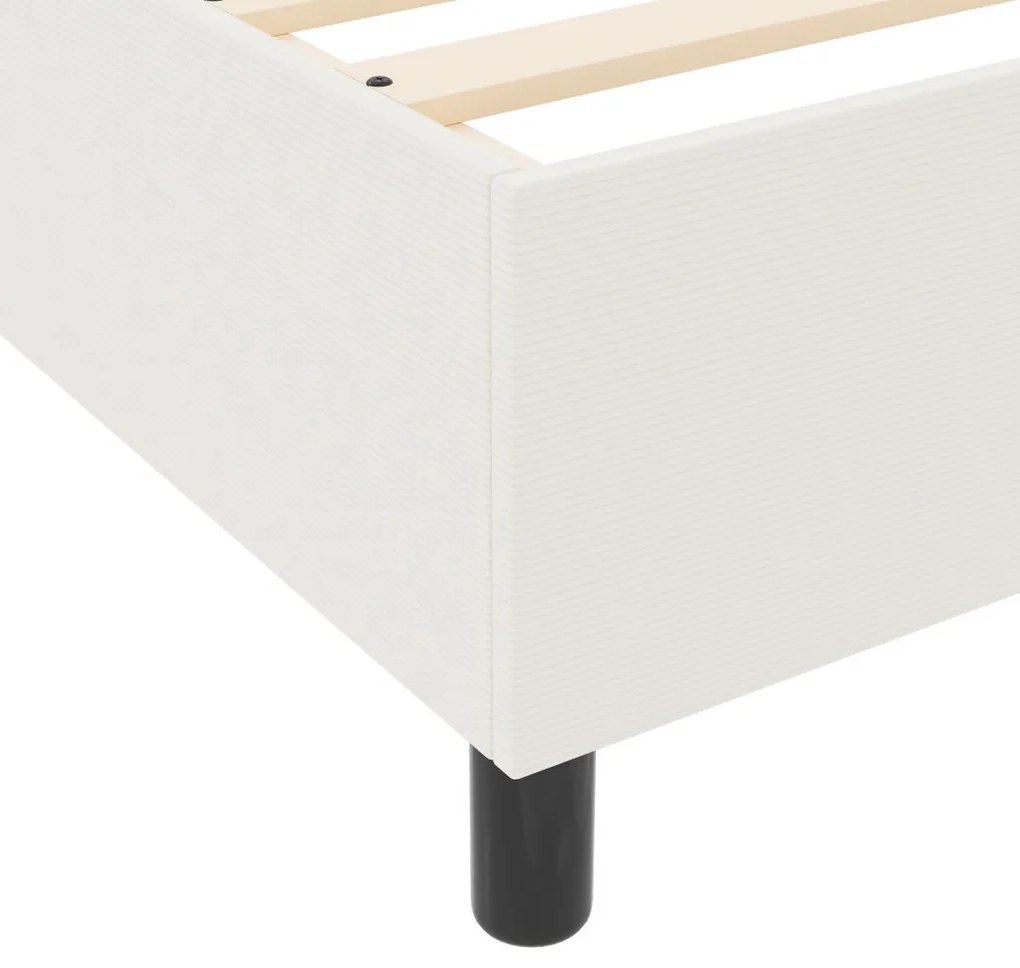 Boxspring Ágy Krém Szuper King Corduroy Szövet