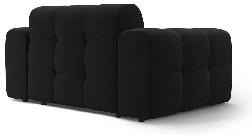 Fekete kanapé 156 cm Kendal – Micadoni