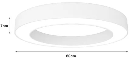 Immax NEO 07212L - LED Dimmelhető lámpa PASTEL LED/53W/230V fehér Tuya + távirányító