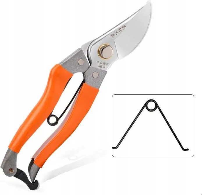 Metszőolló fém kerti olló a növények virágainak ágainak vágásához