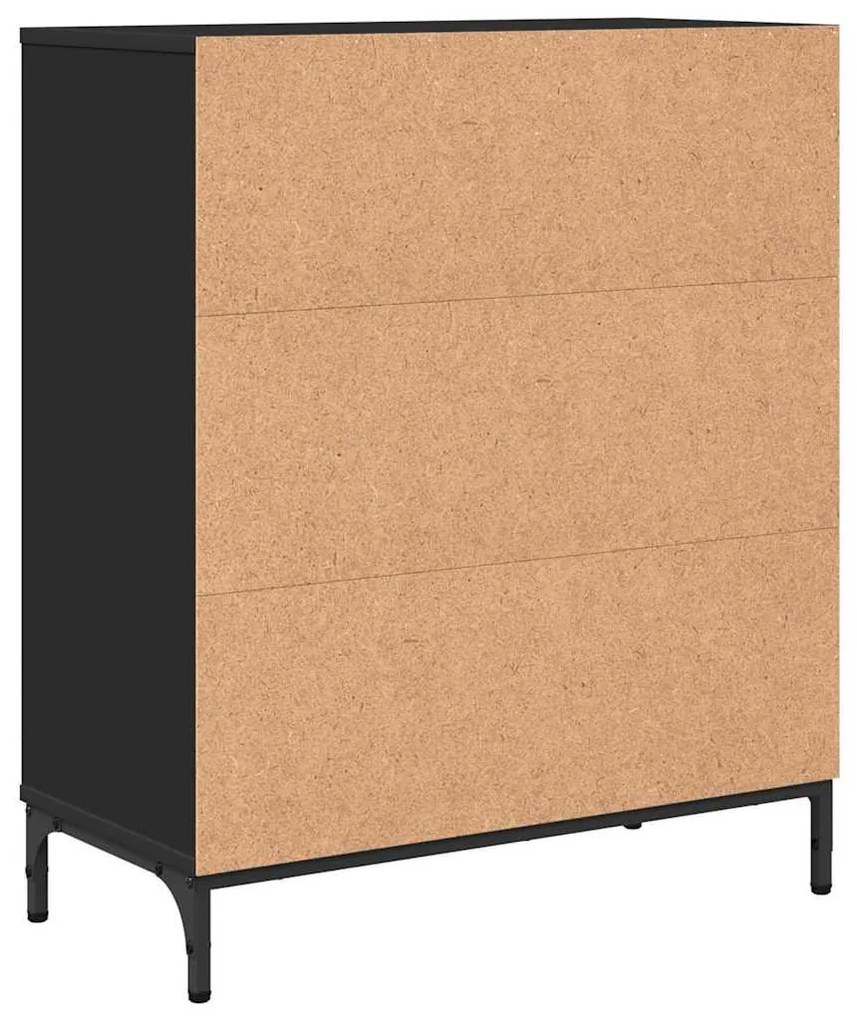Széf Fekete 69.5 x 33 x 82 cm Faanyag