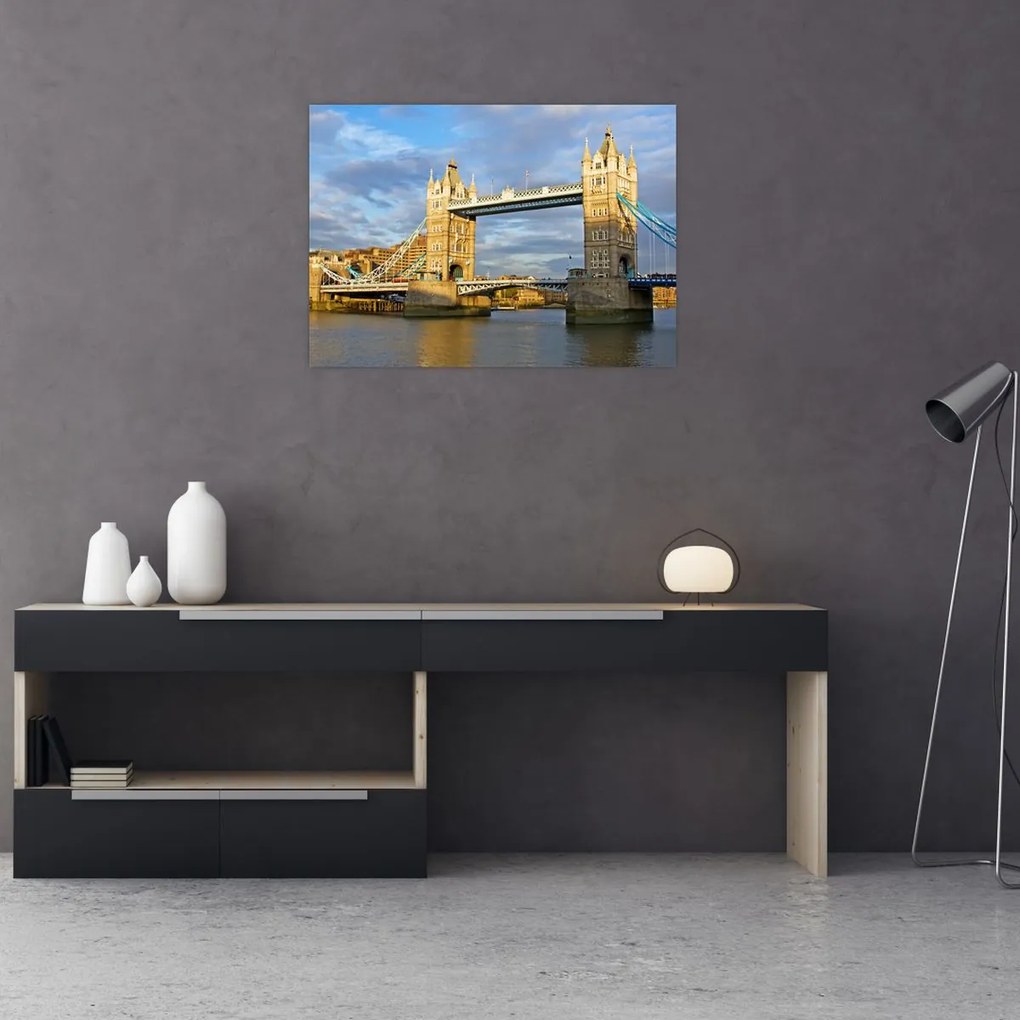 Üveg kép - Tower Bridge (70x50 cm)