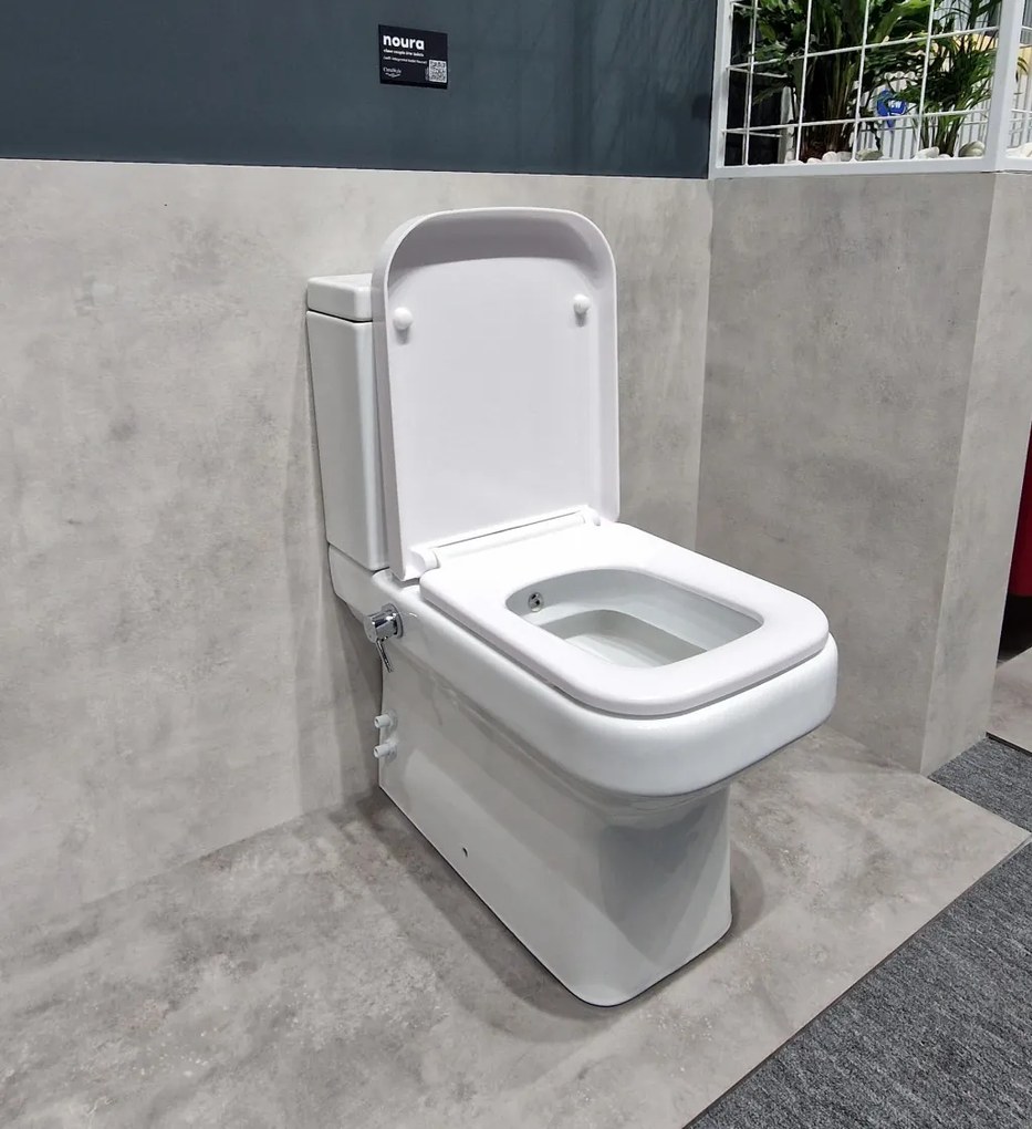 CeraStyle NOURA monoblokk WC - BEÉPÍTETT bidé funkcióval - 62 cm