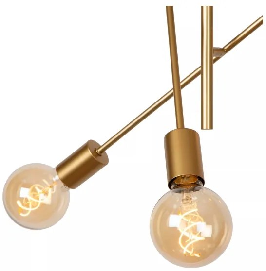 Lucide 21119/06/02 - Rúddal szerelt LESTER csillár 6xE27/40W/230V