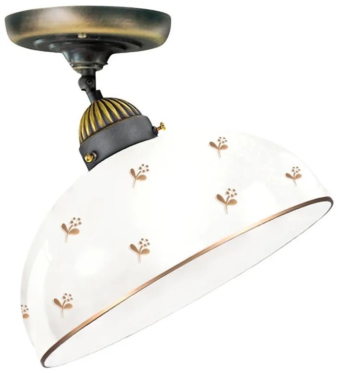 Kolarz 731.10.171 - NONNA felületre szerelhető csillár 1xE27/75W/230V, Ø 30 cm, virágmotívumos, rózsaarany