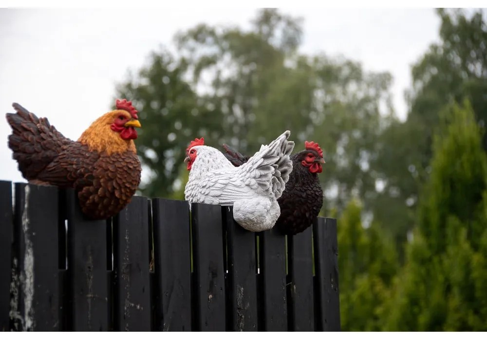 Poligyanta kerti szobor Hen – Esschert Design