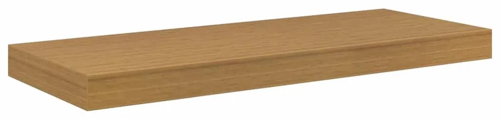 vidaXL Falpolc Falra szerelhető 2 pcs Bézs 60 x 23,5 x 4 cm Faanyag