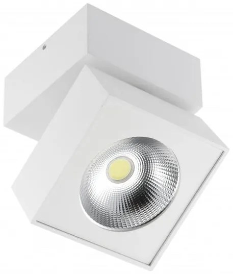 Lámpa Mennyezeti BIANCO 15W 1500lm, AC220-240V, 50/60 Hz, PF>0,5, Ra≥80, IP20, IK06, 36°, 4000K, kocka, fehér