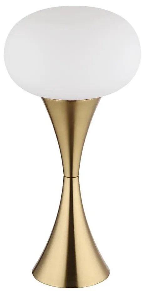 Globo 21027M - Asztali lámpa LULA 1xE14/25W/230V aranyszínű