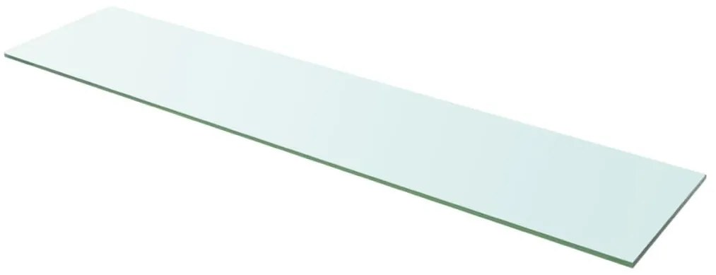 110x25 cm átlátszó panel üvegpolc