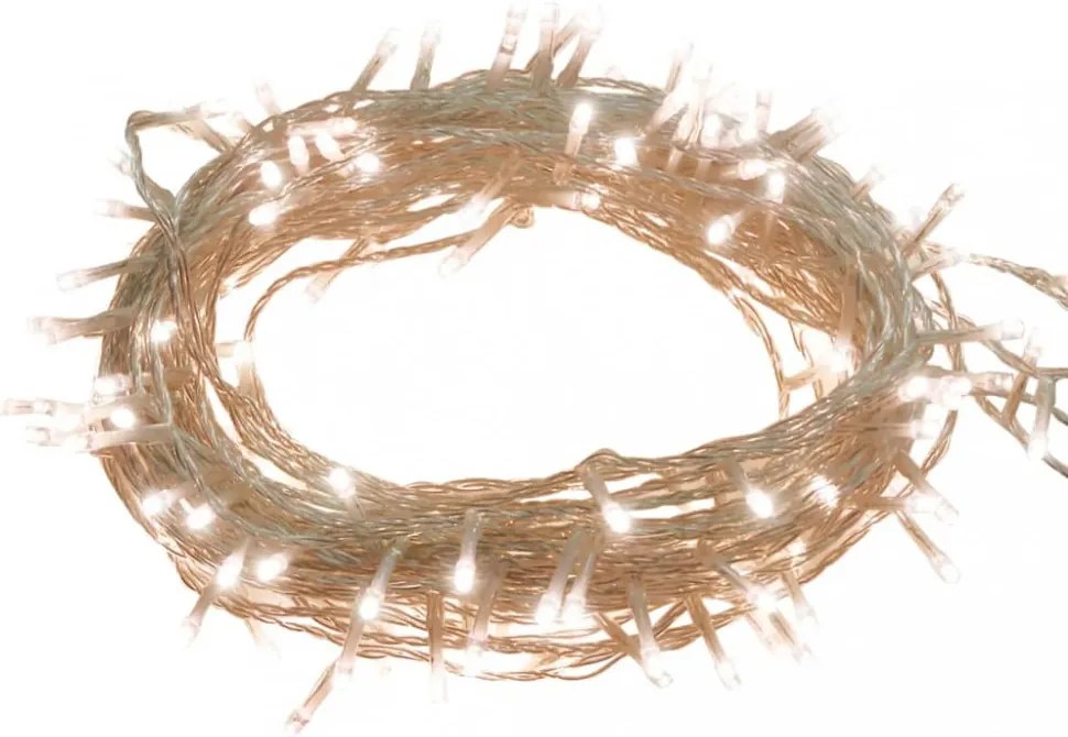 meleg fehér fényű PVC LED-szalag 1000 LED-el 100 m