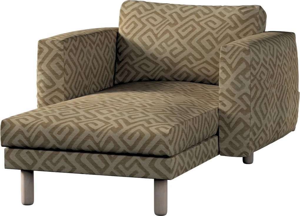 Norsborg sezlonhuzat Ikea mocca karfával