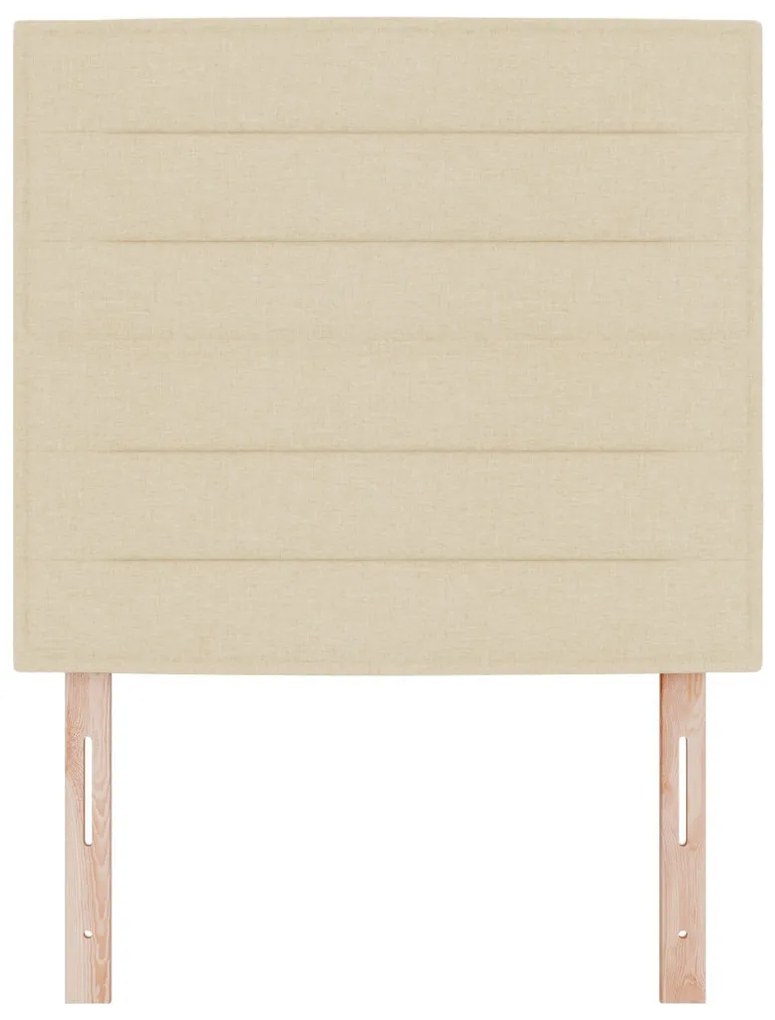 Fejtámla Vonalszerű Dizájn Krém 90 cm Szövet
