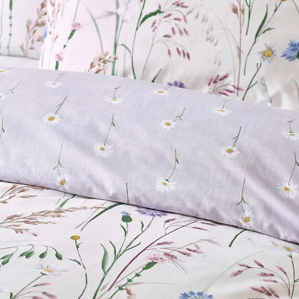 Levendula színű-bézs egyszemélyes ágyneműhuzat 135x200 cm Grasmere – Catherine Lansfield