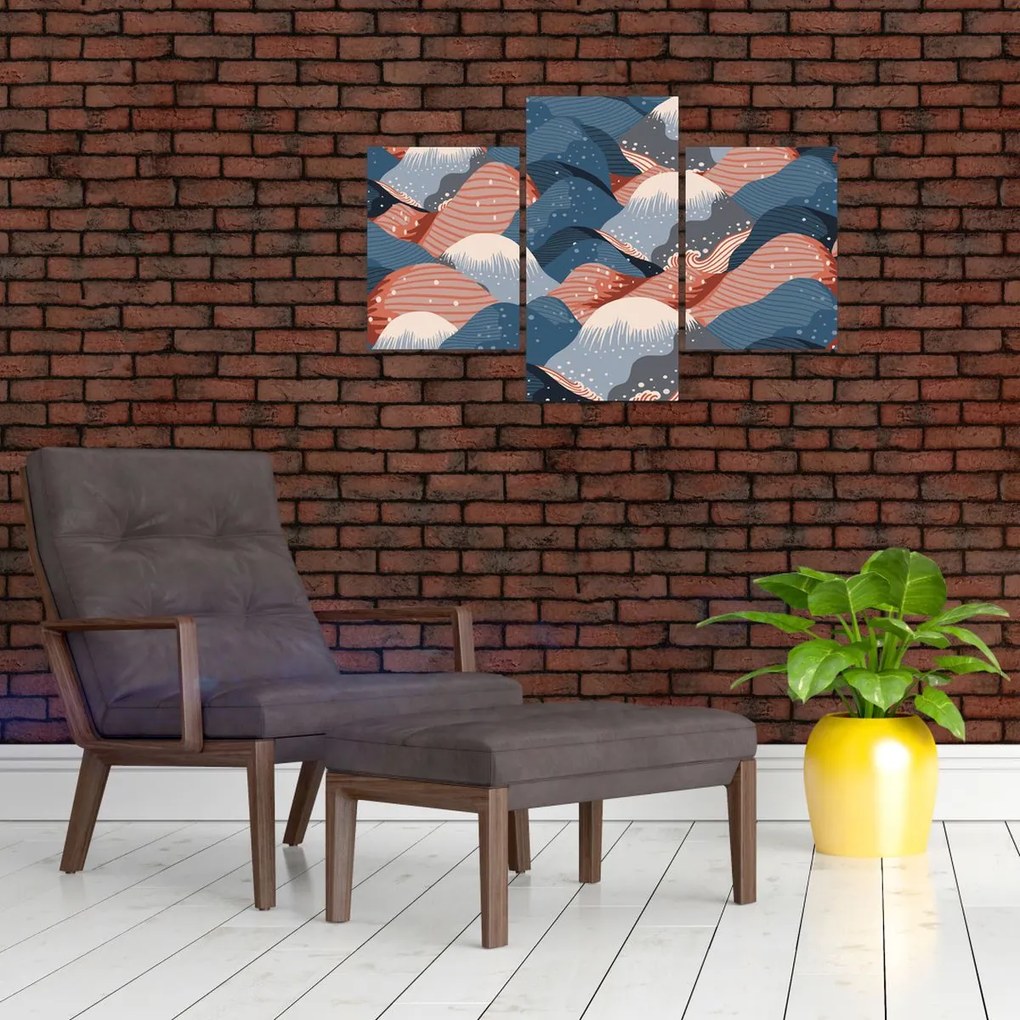 Kép - Japán hullámok (90x60 cm)