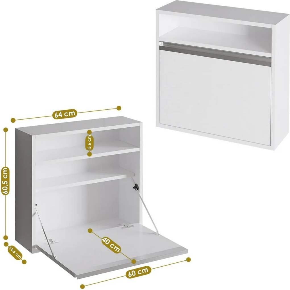 Optimum White íróasztal