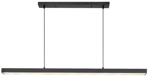 RÁBALUX 72128 TARIQ Modern Led Függesztett Lámpa Matt Fekete IP20
