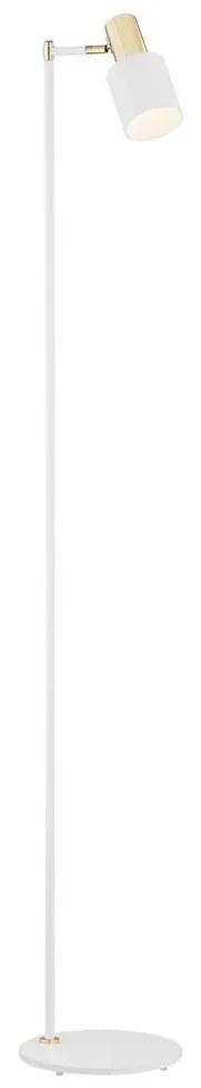 Argon 4258 - Állólámpa DORIA 1xE27/15W/230V fehér/sárgaréz